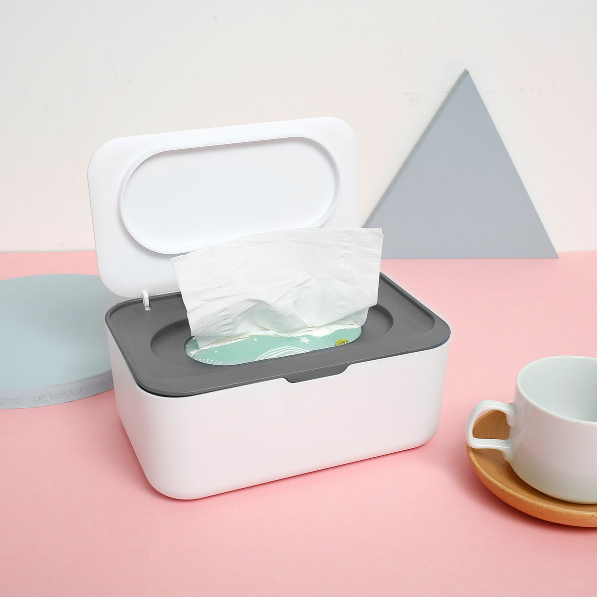 Wet Wipes Dispenser Box - Sealed Lid Tissue Storage Holder