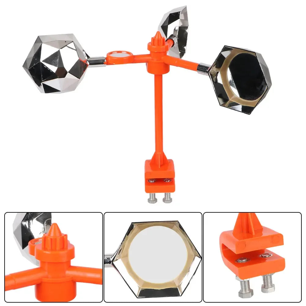 Solar Wind-Powered Bird Repeller 360 Spinning Outdoor Deterrent