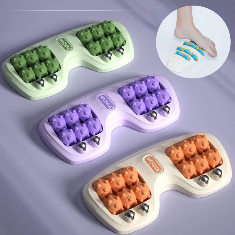 Foot Massage Roller Pad with Rolling Beads for Tired Feet at Home