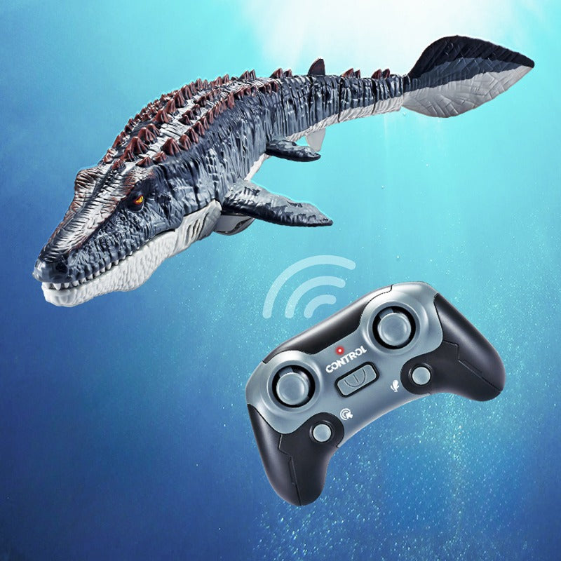 Remote Control Dinosaur Toy - Waterproof Swimming RC Sea Reptile