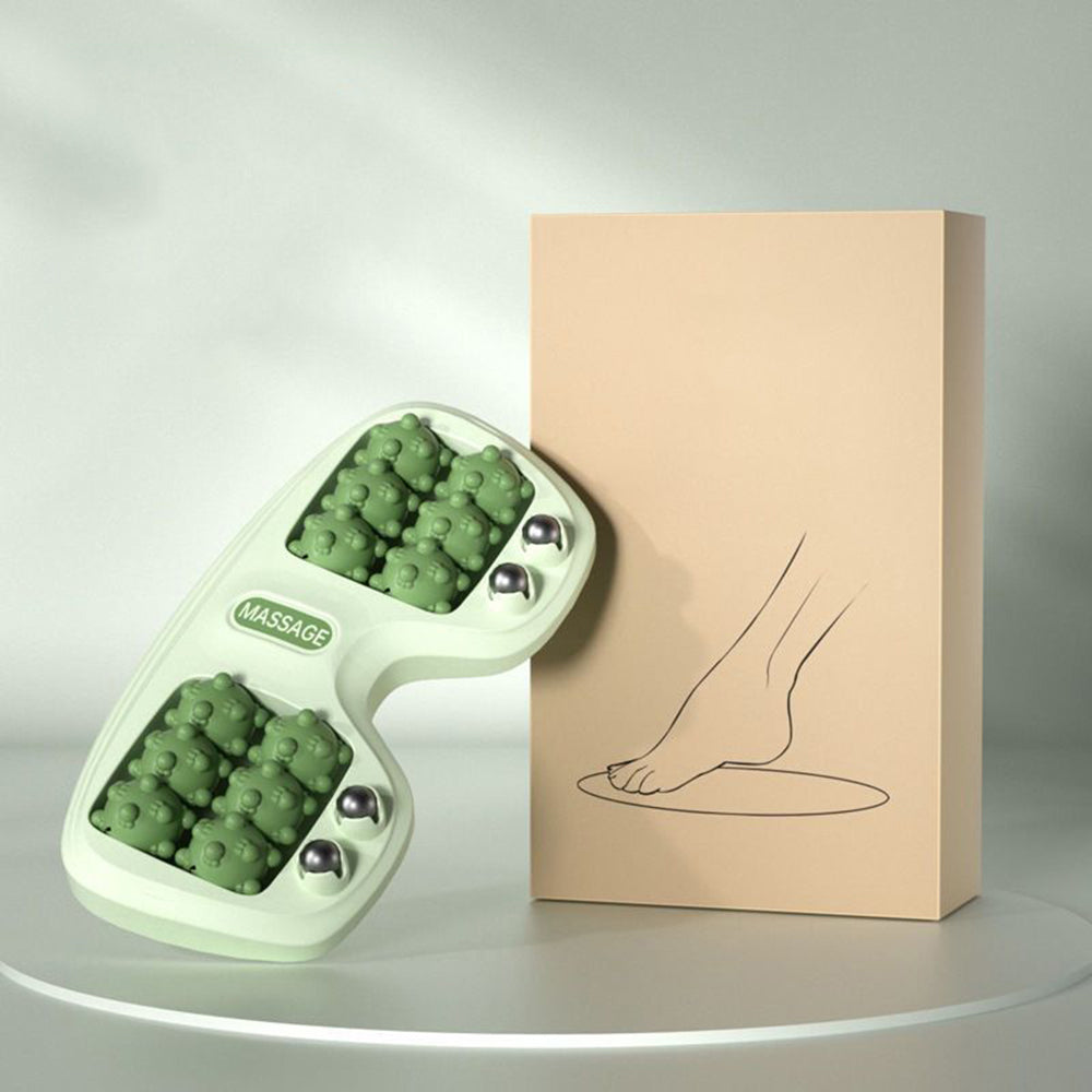 Dual Foot Roller Massager Textured Rollers for Relaxation and Comfort