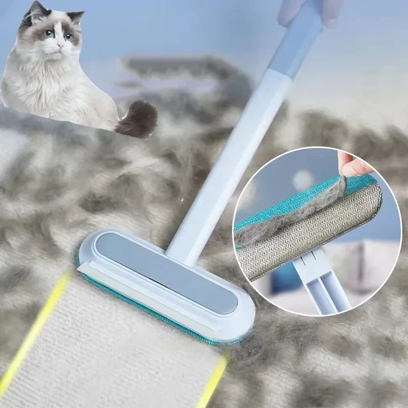 Pet Hair Remover Set, Reusable Double-Sided Lint Brush & Grooming Glov