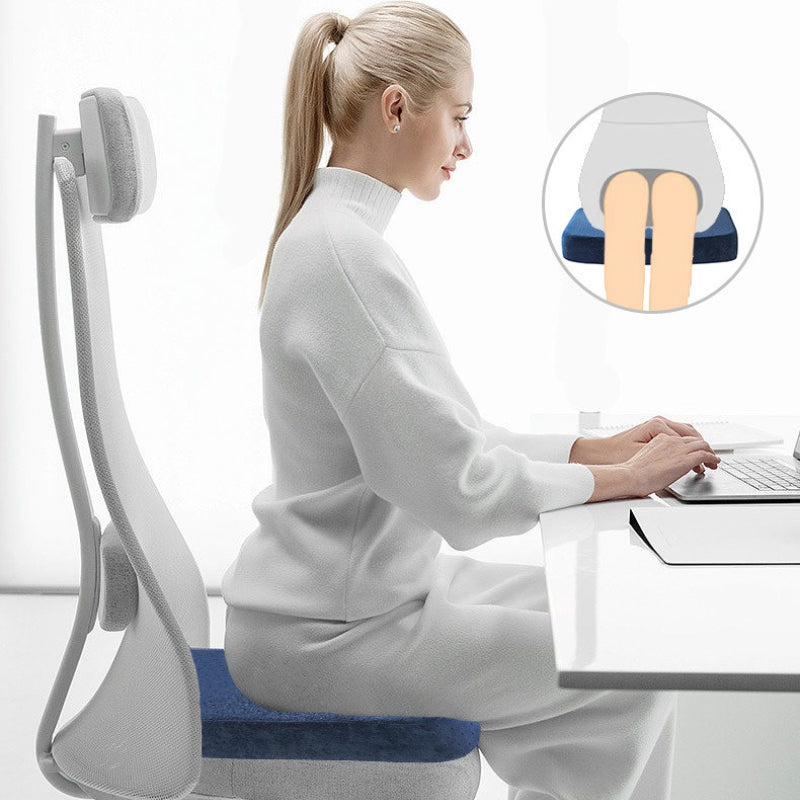 Memory Foam Seat Cushion, Ergonomic Office Chair Pad for Tailbone Comf