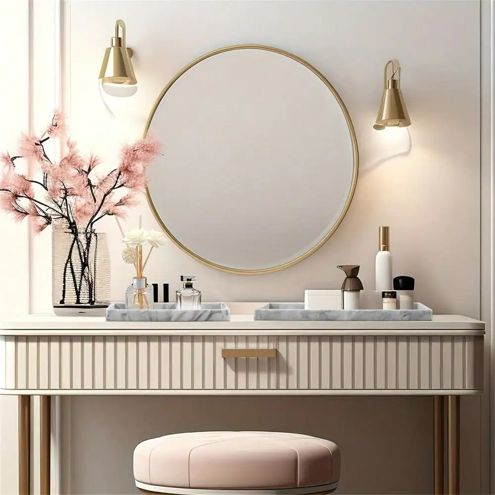 Silicone Bathroom Tray Vanity Organizer for Soap & Jewelry