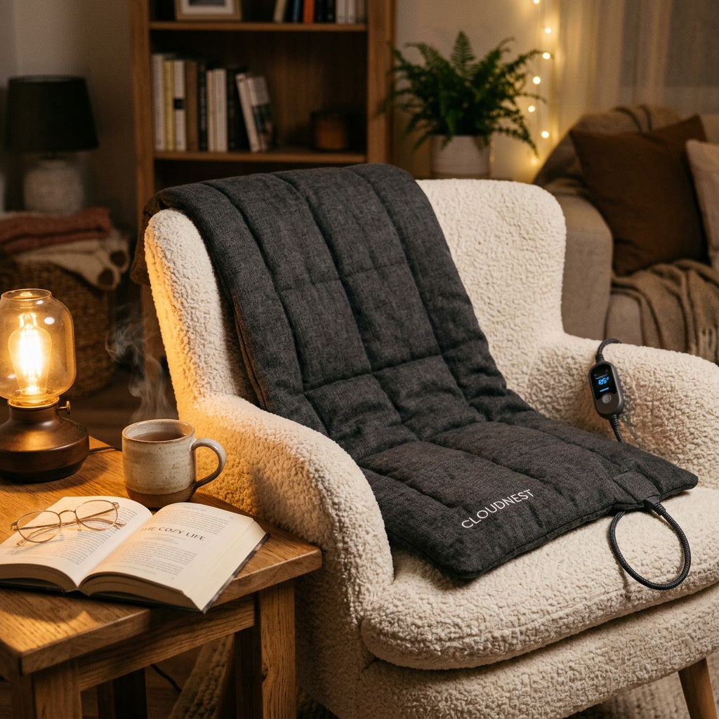 Weighted Electric Heating Pad Xl — lifestyle