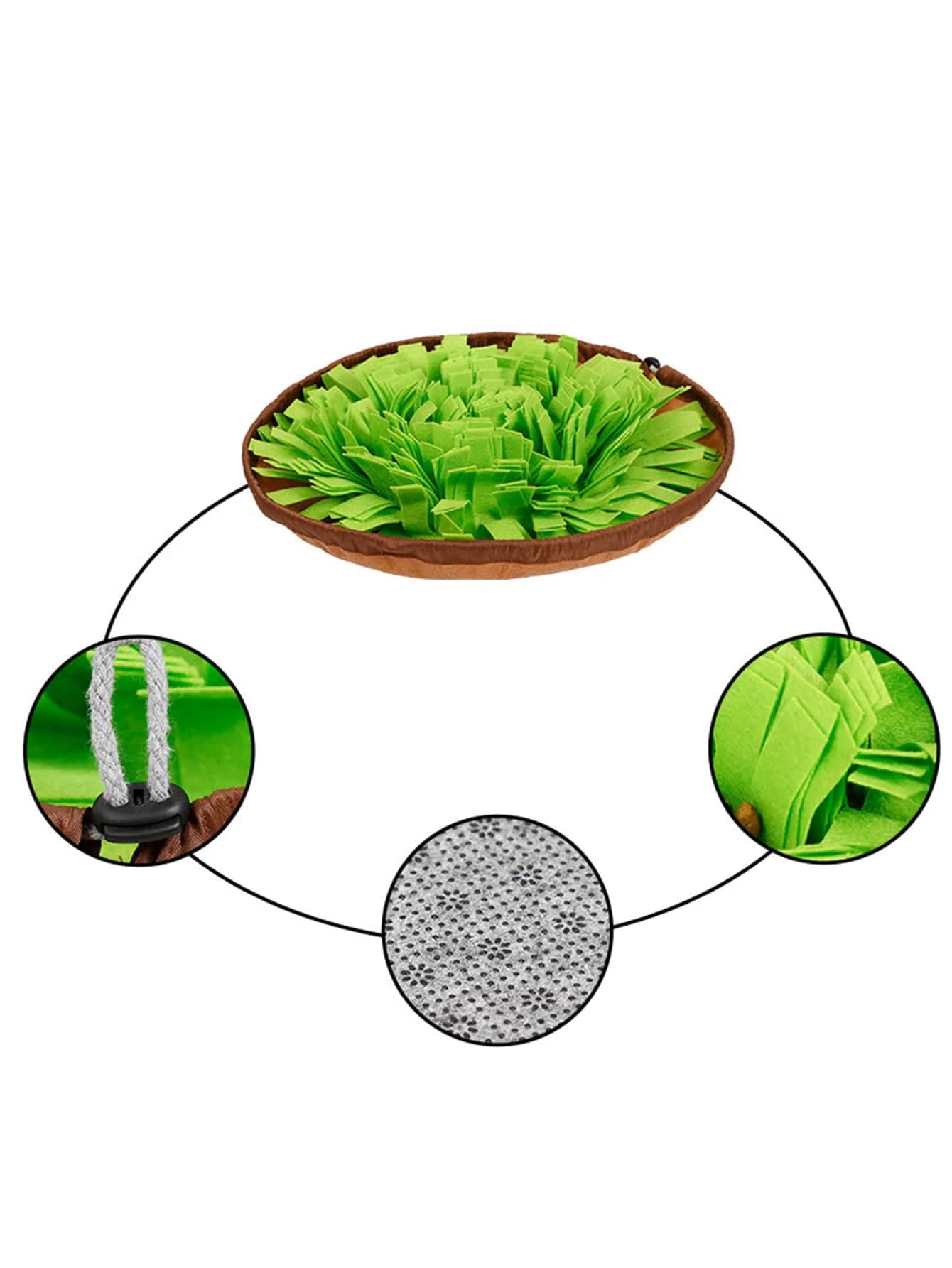 Snuffle Mat for Dogs — Foraging Enrichment & Slow Feeder