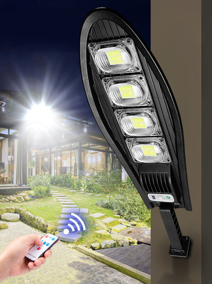 Solar LED Street Light - Bright Outdoor Motion Sensor Wall Lamp