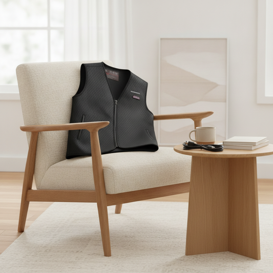 Heated Vest USB-C Rechargeable, 3 Heat Levels, Lightweight Winter S-XL
