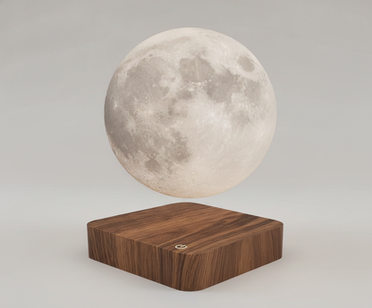 Levitating Moon Lamp — Magnetic 3D Floating Night Light, Touch Color