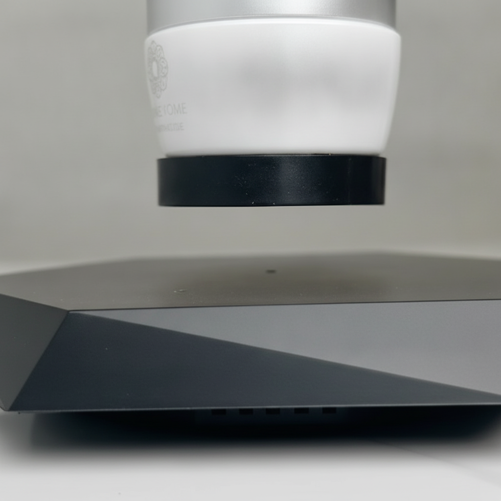 Magnetic Levitation Display Stand — Floating Sneaker, Watch & Crystal