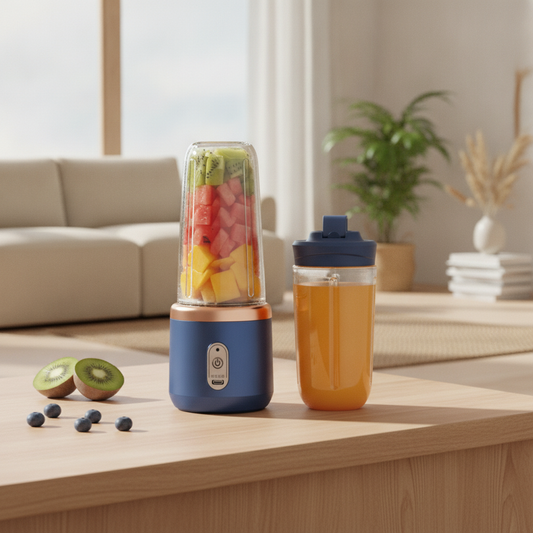 Portable Blender 16 oz — Cordless USB-C Personal Smoothie Cup, Travel