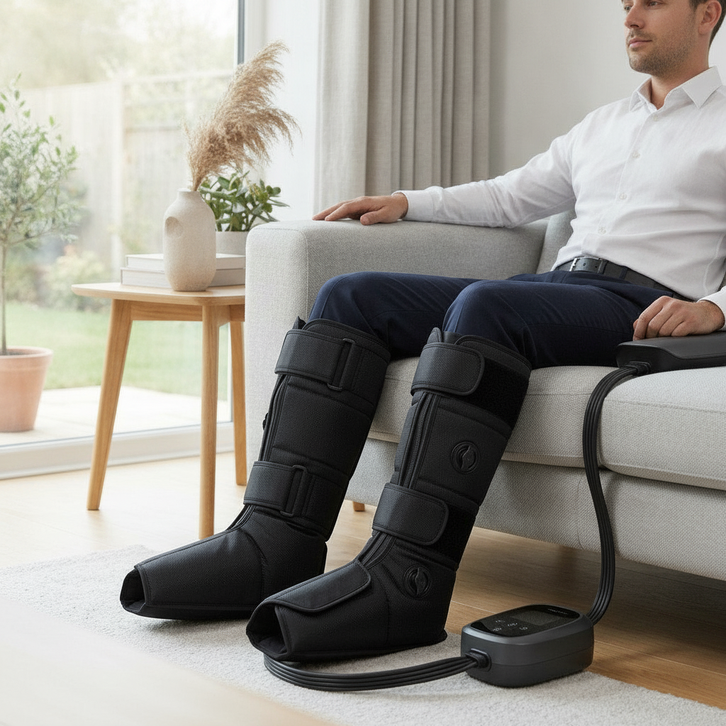 Air Compression Recovery Boots — Leg Massager for Athletes & Runners