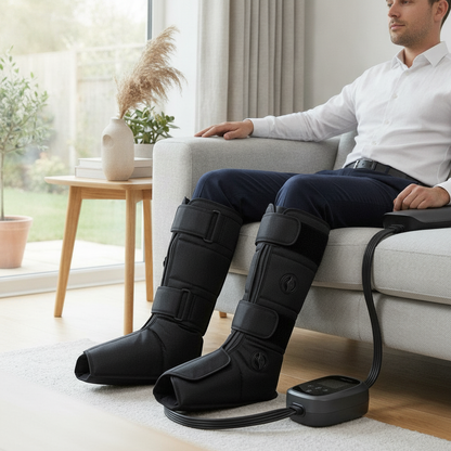 Air Compression Recovery Boots — Leg Massager for Athletes & Runners