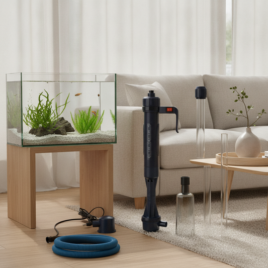 Electric Aquarium Gravel Cleaner & Water Changer — 5-in-1