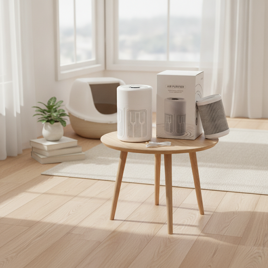 Pet Air Purifier for Litter Box Odor — HEPA + Activated Carbon