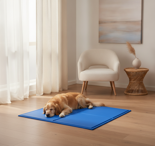 Self-Cooling Gel Mat for Dogs — Pressure-Activated