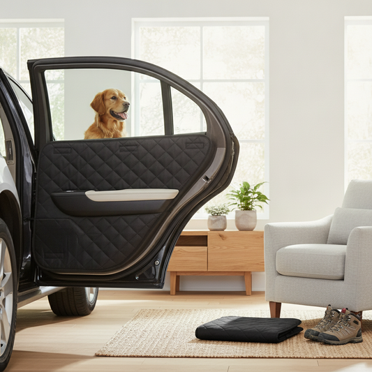 Dog Car Door Cover, 2-Pack Scratch and Mud Guard