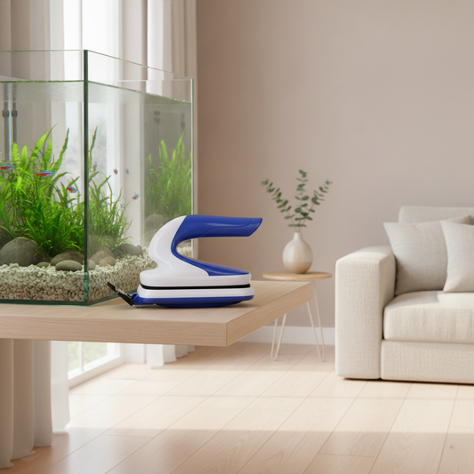 Floating Magnetic Aquarium Glass Cleaner With Scraper Blade