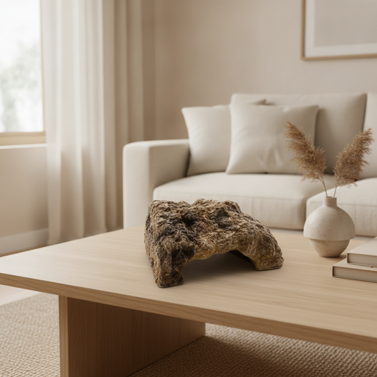 Resin Reptile Hide Cave With Textured Rock Finish