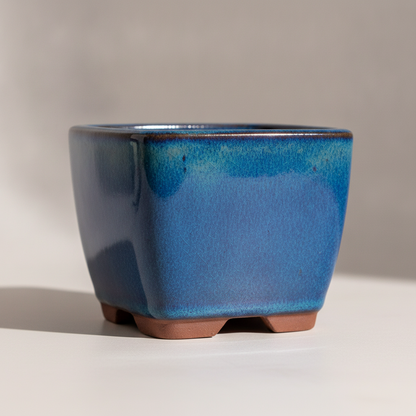 Ceramic Flower Pot with Drainage Hole — Vented Indoor Planter for Succulents & Plants