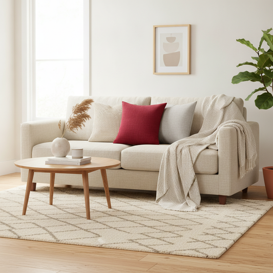 Solid Color Linen Throw Pillow Cover, Sofa Cushion Cover, Many Sizes