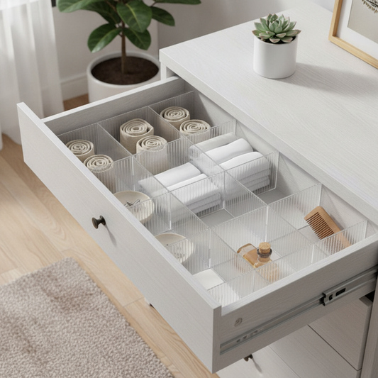 Adjustable Clear Drawer Dividers, DIY Free Combination Set