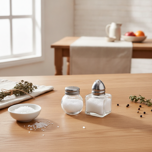 Mini Glass Spice Jars — Transparent Seasoning Shaker Bottles for Kitchen Storage & Organization