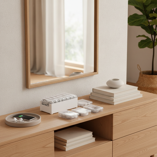 Cable Organizer Box with Mini Cases, Durable Cord Storage