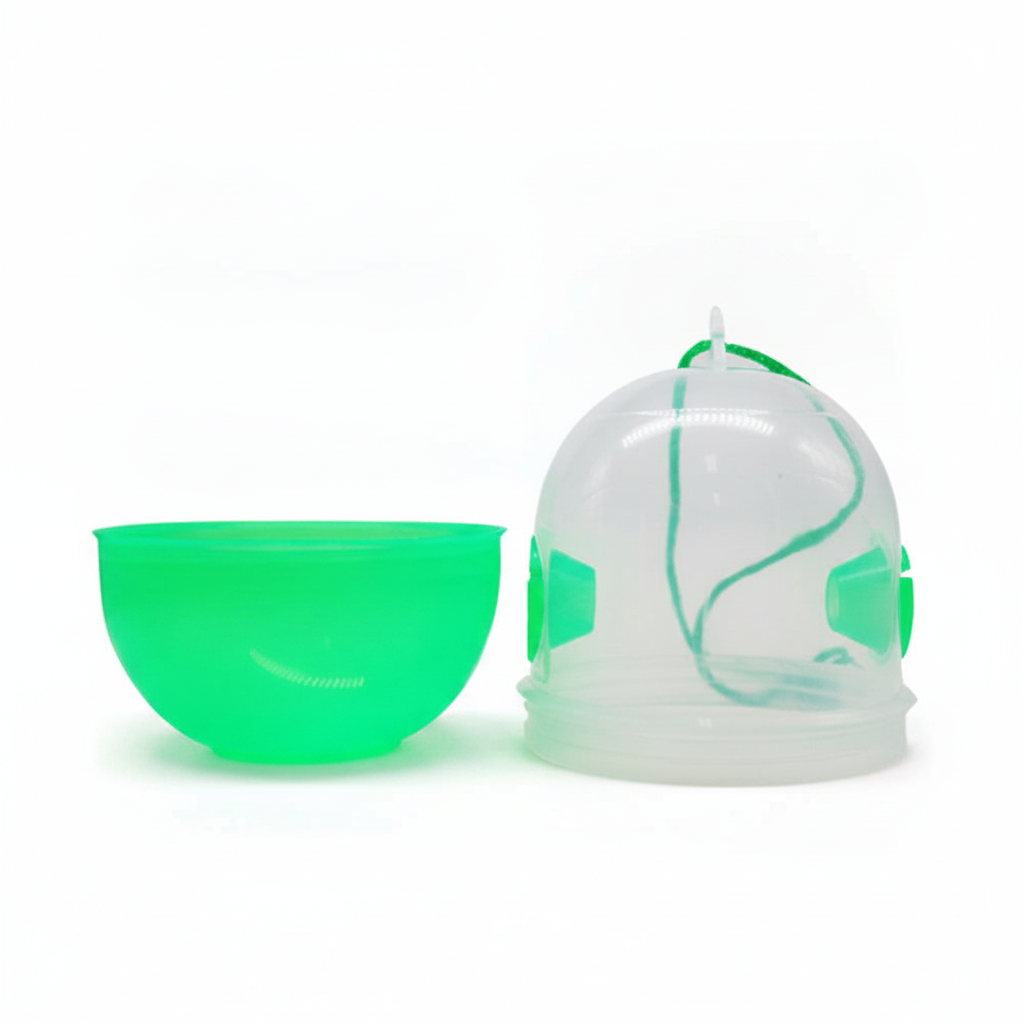 Reusable Wasp & Fly Trap — Hanging Outdoor Insect Catcher for Garden & Patio