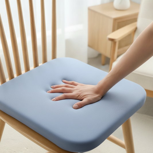 Memory Foam Seat Cushion, Ergonomic Slow-Rebound Chair & Car Pad