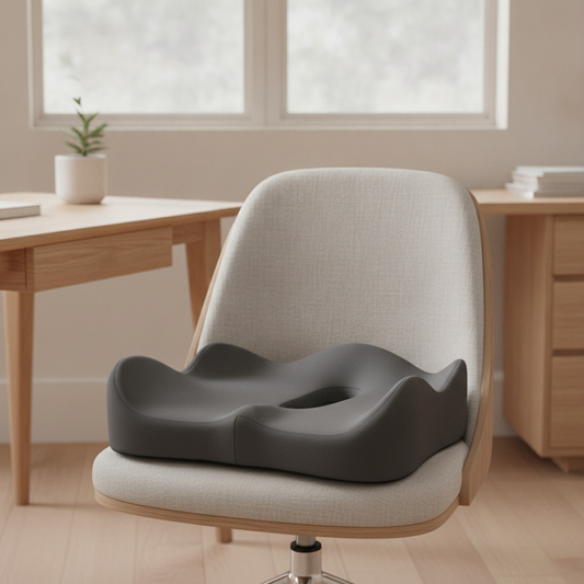 Ergonomic Memory Foam Seat Cushion, Office Chair and Car Tailbone Pad