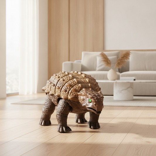Remote Control Dinosaur Toy Light-Up Walking RC Dino for Kids