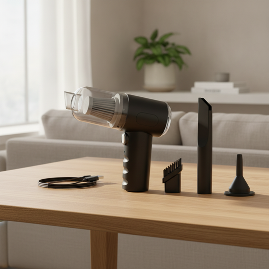 Cordless Handheld Car Vacuum, Portable USB Rechargeable Cleaner