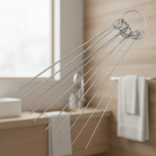Shower Head Cleaning Needle Set, 10 Stainless Steel Picks