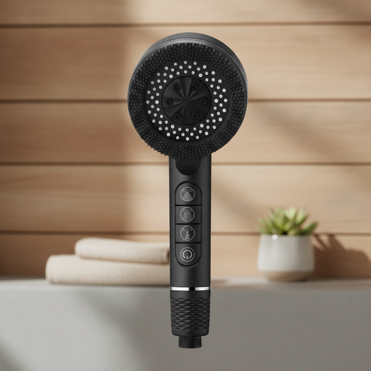 Filtered High Pressure Shower Head, 4-Mode Handheld Sprayer