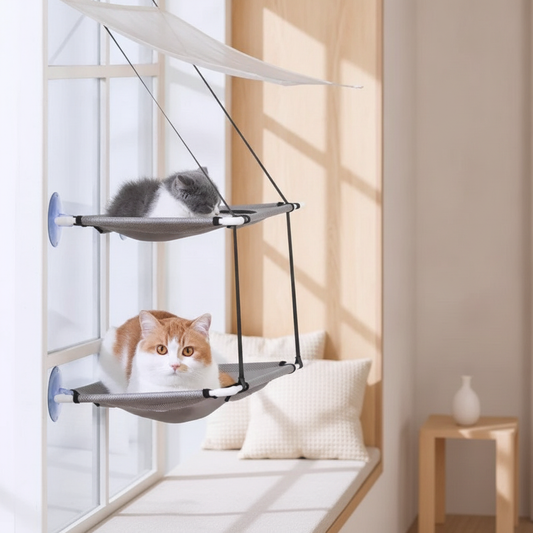 Cat Window Hammock Suction Cup Perch Bed With Sunshade