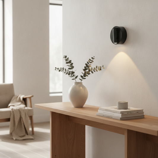 Magnetic Cordless LED Wall Light — Rechargeable Touch Wall Sconce for Bedroom & Hallway