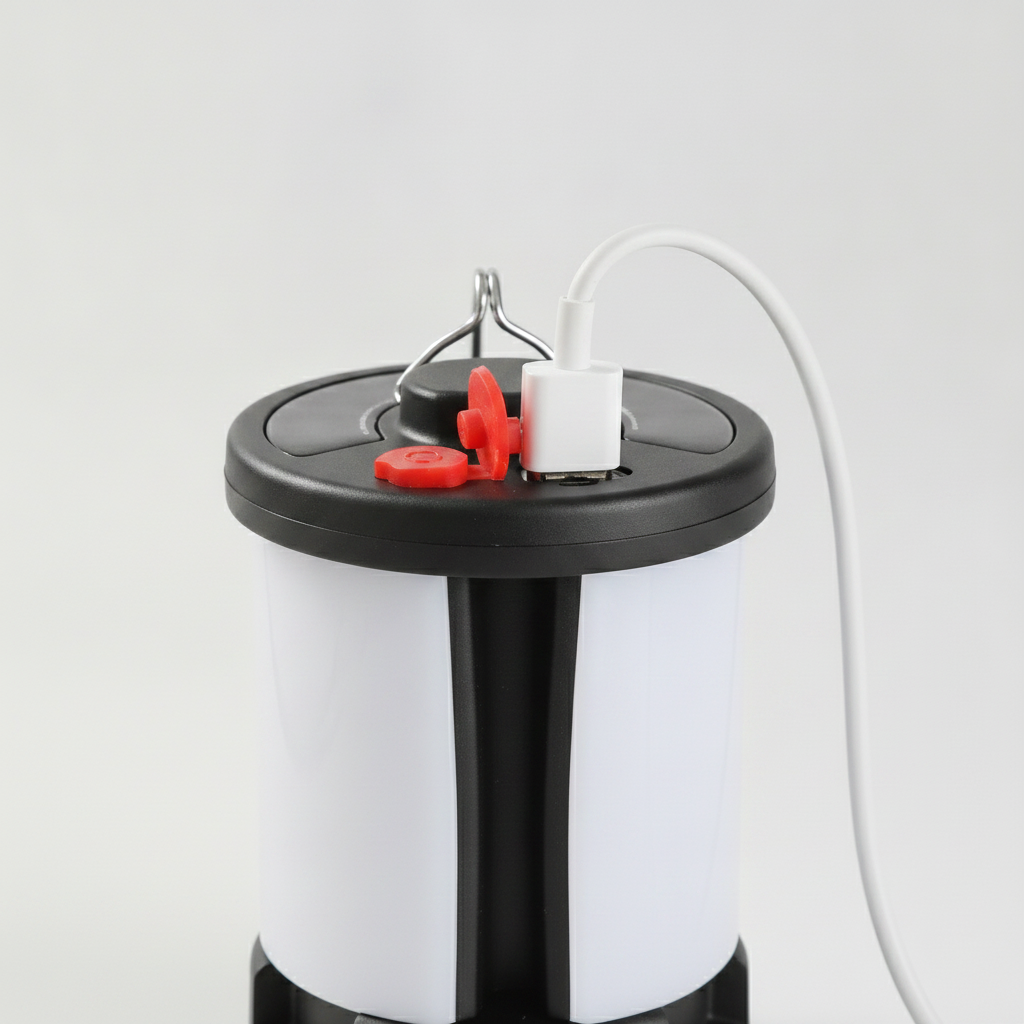 Rechargeable LED Camping Lantern — Folding Floodlight Work Light for Camping & Outdoor