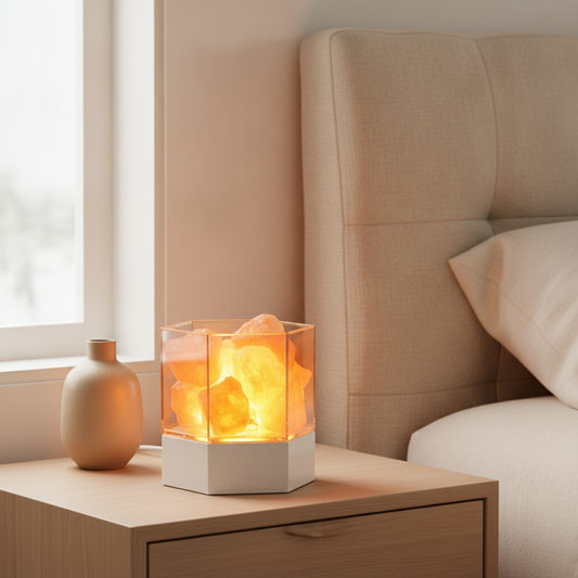 Himalayan Crystal Salt Table Lamp Warm Night Light