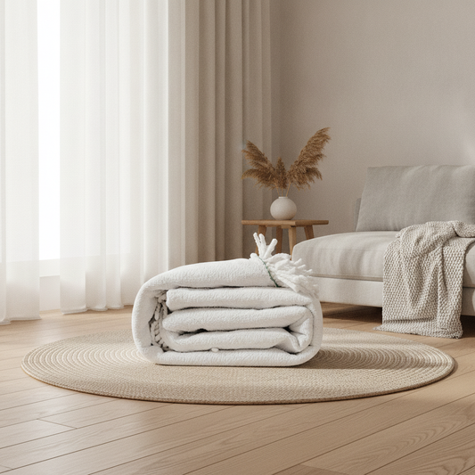 Custom Photo Round Beach Towel — Personalized 3D-Printed Microfiber Towel & Summer Gift