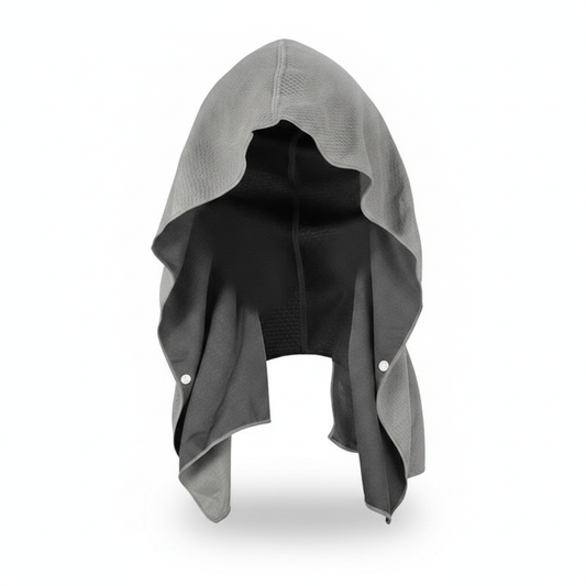 Cooling Hood Towel for Women — Evaporative Hooded Neck Wrap for Summer Heat Relief