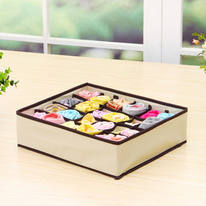 Foldable Drawer Organizer Set for Underwear, Socks & Bras