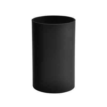 Black Cylinder Utensil Holder, Kitchen Cutlery Storage Caddy