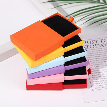 Slide Drawer Jewelry Gift Box - Necklace, Ring & Bracelet Packaging Case