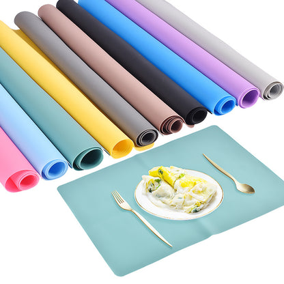 Silicone Placemat — Waterproof Heat-Resistant Table Mat, 14 Colors