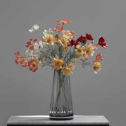 Artificial Cosmos Daisy Stem — Pastoral Faux Silk Flowers
