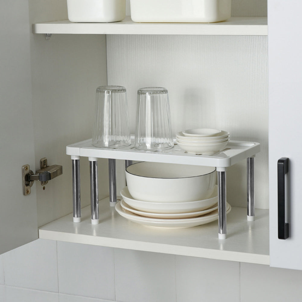 Expandable Telescopic Storage Shelf Rack for Kitchen Counter & Under Sink