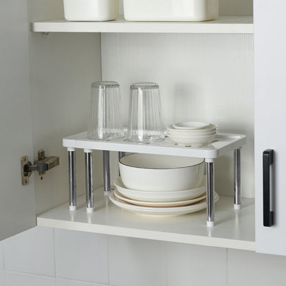Expandable Telescopic Storage Shelf Rack for Kitchen Counter & Under Sink