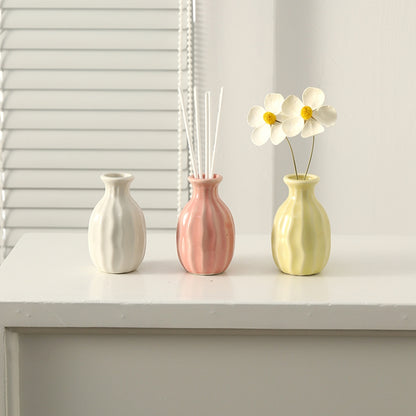 Mini Ceramic Bud Vase - Pastel Hydroponic Flower & Plant Vases