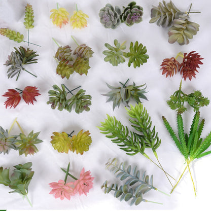 Artificial Succulent Picks - Faux Cactus & Aloe Stems for Decor